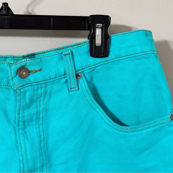 LEVI’S Vintage Custom died Cut off High Rise denim Shorts - Picture 8 of 10